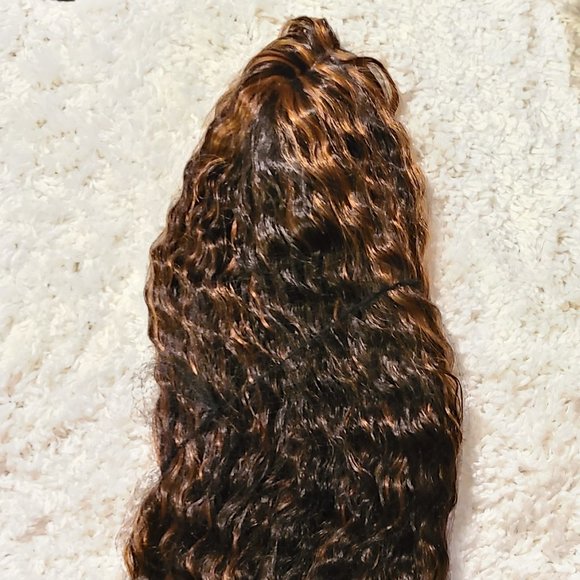 Wig - 26" Curly Wave Mixed Color - Picture 4 of 10